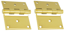 Load image into Gallery viewer, 3 x 3 1/2 Inch Solid Brass Half Surface Hinge (PVD Finish)