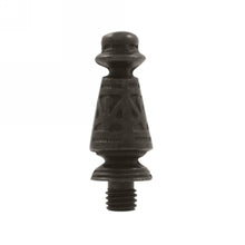 Load image into Gallery viewer, 1 7/16 Inch Solid Brass Ornate Hinge Finial (Oil Rubbed Bronze Finish)