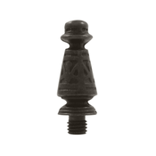 1 7/16 Inch Solid Brass Ornate Hinge Finial (Oil Rubbed Bronze Finish)