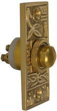 Load image into Gallery viewer, Solid Brass Broken Leaf Door Bell (Polished Brass Finish)