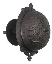 Load image into Gallery viewer, Copper Mountain Oil Rubbed Bronze Eastlake Mechanical Twist Doorbell