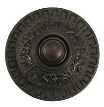 Load image into Gallery viewer, Bronze Doorbell Eastlake Style 2 7/8 Inch (Oil Rubbed Bronze Finish)