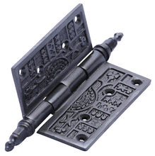 Load image into Gallery viewer, 4 x 4 Steeple Tipped Victorian Solid Brass Hinge (Oil Rubbed Bronze Finish)