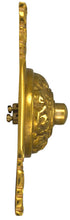 Load image into Gallery viewer, 4 1/4 Inch Art Nouveau Solid Brass Doorbell (Polished Brass Finish)