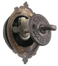 Load image into Gallery viewer, Copper Mountain Oil Rubbed Bronze Eastlake Mechanical Twist Doorbell
