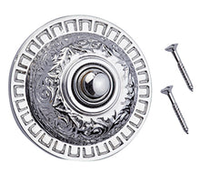 Load image into Gallery viewer, 2 7/8 Inch Diameter Eastlake Doorbell (Polished Chrome Finish)