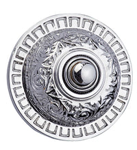 Load image into Gallery viewer, 2 7/8 Inch Diameter Eastlake Doorbell (Polished Chrome Finish)