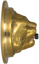 Load image into Gallery viewer, Lion's Head Doorbell Button In Solid Brass (Polished Brass Finish)