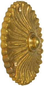 Provincial Style Door Bell Push Button (Polished Brass Finish)
