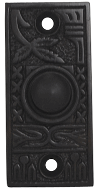 Solid Brass Broken Leaf Door Bell (Oil Rubbed Bronze Finish)