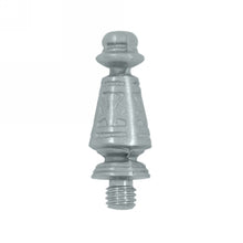 Load image into Gallery viewer, 1 7/16 Inch Solid Brass Ornate Hinge Finial (Brushed Chrome Finish)