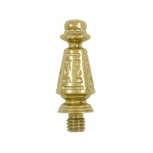 Load image into Gallery viewer, 1 7/16 Inch Solid Brass Ornate Hinge Finial PVD Polished Brass Finish